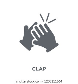 Clap icon. Clap design concept from Success collection. Simple element vector illustration on white background.