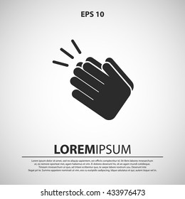 clap icon. clap sign