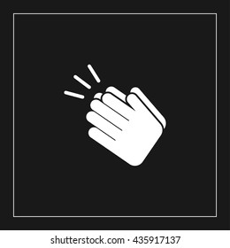 clap icon. clap sign