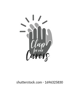 Clap For Our Carers Clapping Hands Icon