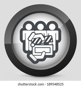 Clapboard actors icon