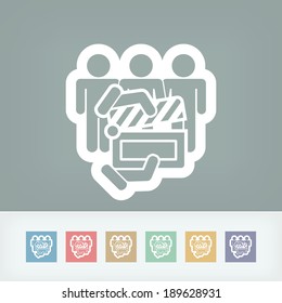 Clapboard actors icon