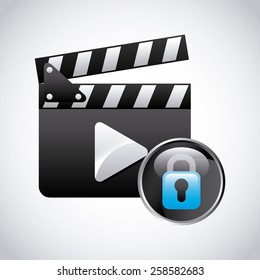 clapboard design, vector illustration eps10 graphic 