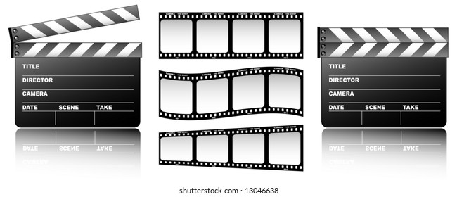 Clapboard and film