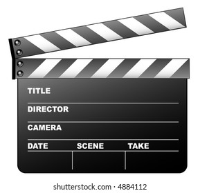Clapboard (vector)