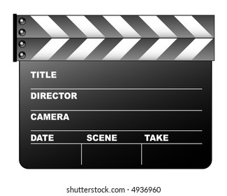 Clapboard (vector)