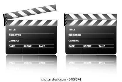 Clapboard (vector)