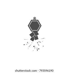 Clapdags icon. Elements of Chinese culture icon. Premium quality graphic design icon. Baby Signs, outline symbols collection icon for websites, web design, mobile app on white background