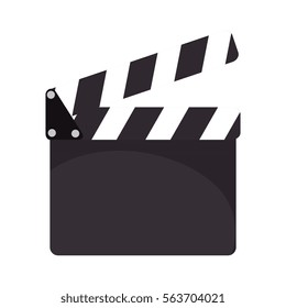 clapper board cinema icon