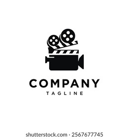 Clapper Board Film Logo Icon Vector