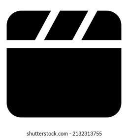 Klappbrett-Symbol mit schwarzer Farbe