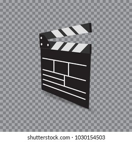Clapper board icon - Vector