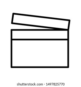 Clapper board icon vector design templates
