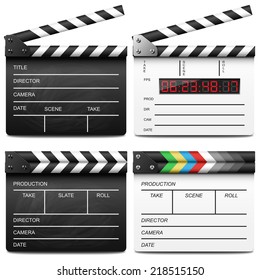 Clapper board set