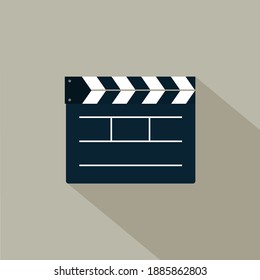 Clapper board vector art and graphics 