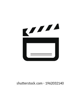 clapper film. film clapper icon