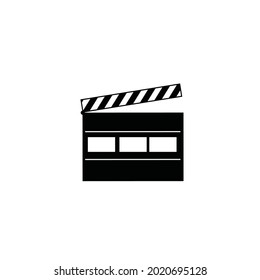 clapper film. film clapper icon