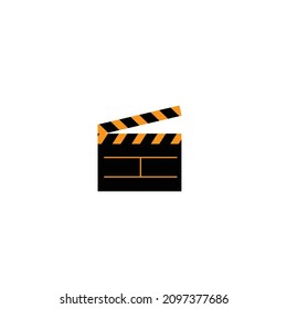 clapper film. film clapper icon