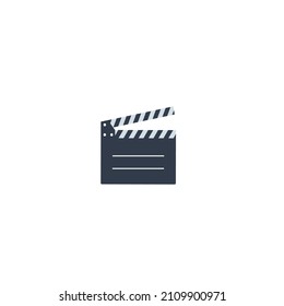 clapper film. film clapper icon