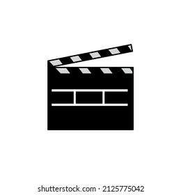 clapper film. film clapper icon