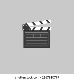 Klappfilm. Filmklappsymbol