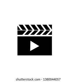 clapper icon design template