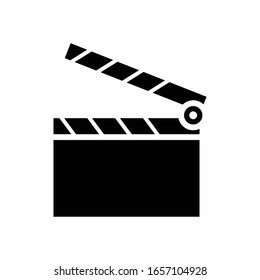 Clapper icon vector design template ilustration