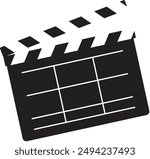 Clapper movie board, Movie icon, film clapper icon, Film making clapboard icon, Movie clapper 