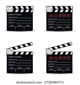 clapperboard, cine, director, serie, actor, teatro