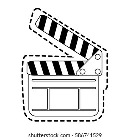 clapperboard cinema icon image 