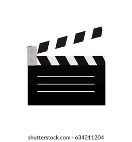 clapperboard cinema isolated icon