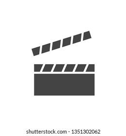 Clapperboard graphic design template vector isolated illustration