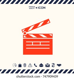 Clapperboard icon