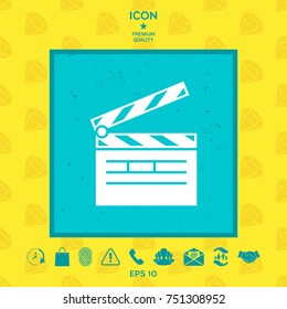 Clapperboard icon