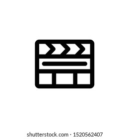Clapperboard Icon , Director Logo, Cinema Symbol .