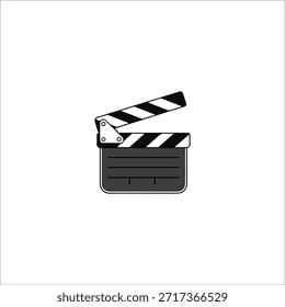 Icono de clapperboard ilustración dibujada a mano ilustración