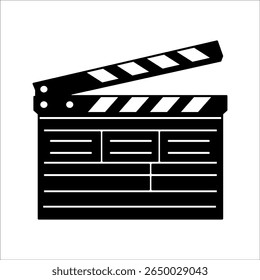 Ícone Clapperboard. sinal para conceito móvel e web design. ilustração vetorial