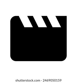 Clapperboard icon vector design in eps 10