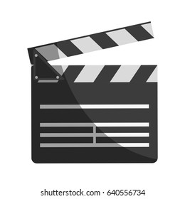 clapperboard movie icon image 