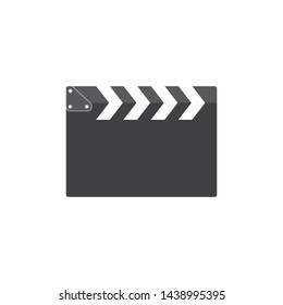 clapperboard movie icon of industry movie and movie festival vector illustration design