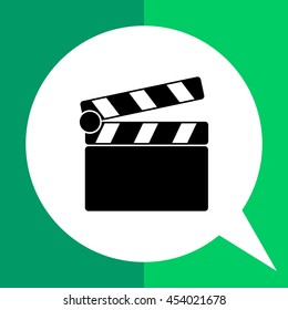 Clapperboard simple icon