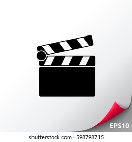 Clapperboard simple icon