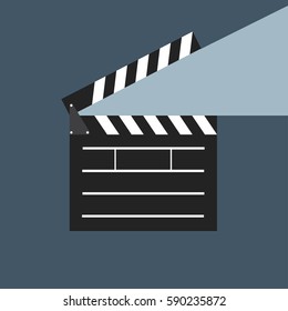 clapperboard vector