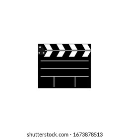 Clapperboard vector icon sign symbol