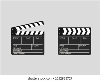 Clapperboard vector illustration