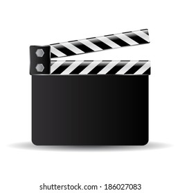 Clapperboard vector illustration