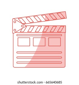 Clapperboard vector illustration
