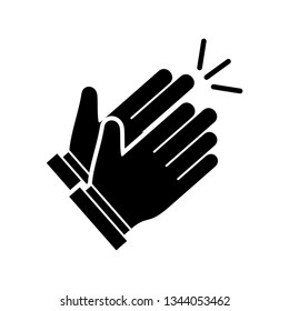 Clapping hand icon vector