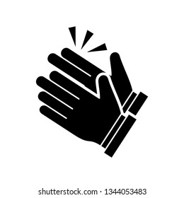 Clapping hand icon vector