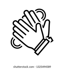 Clapping hand icon vector eps 10